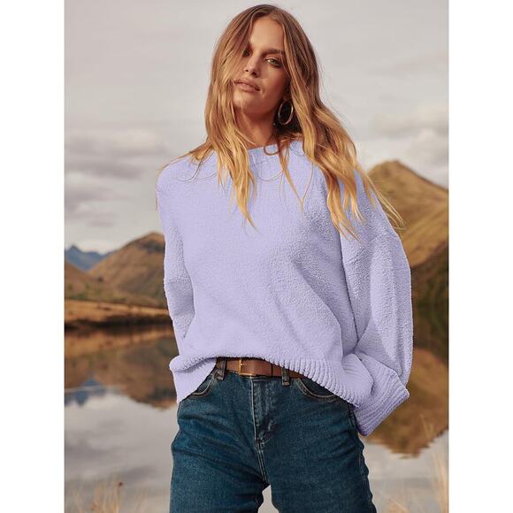 Oversized Sweaters Fuzzy Knit Chunky Pullover Sweater For Women - Picture 5 of 8